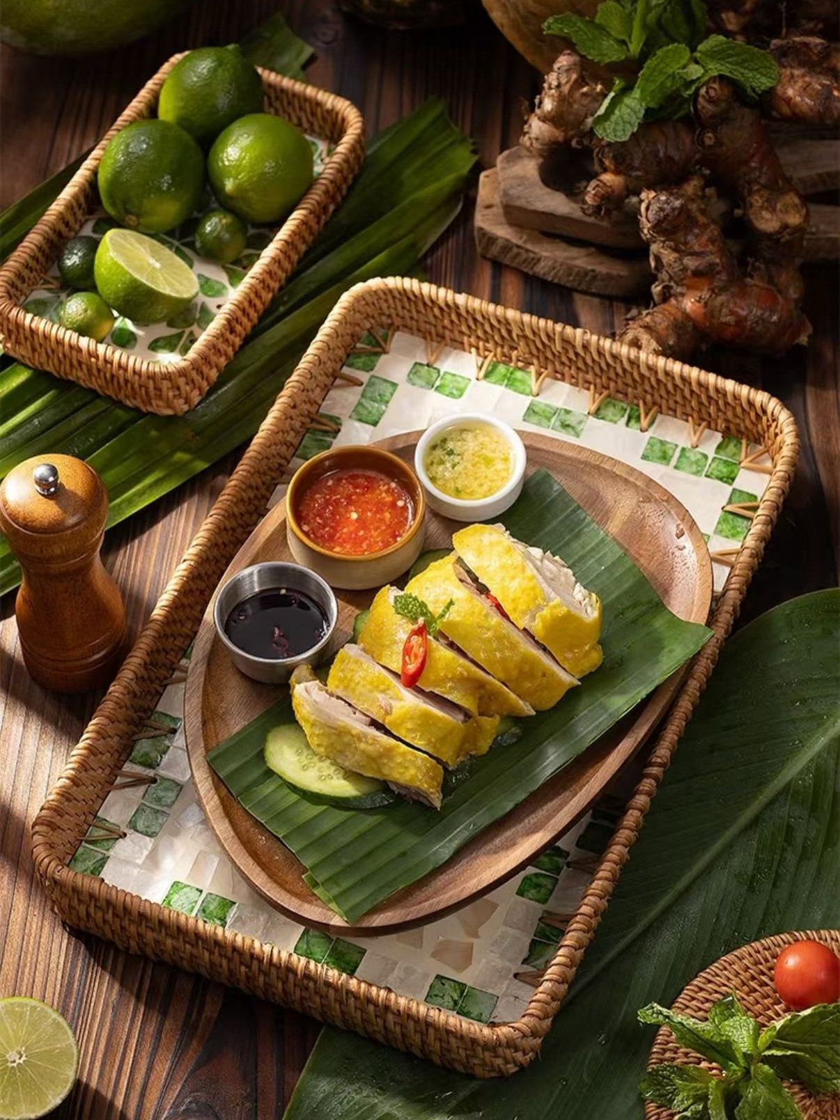 Hainanese Hühnchenreis